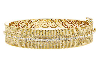 A239-09244: BANGLE BRACELET 1.94 TW (63X54MM)