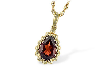 A243-67444: NECKLACE 1.38 CT GARNET