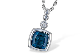 A244-57380: NECK 1.50 LONDON BLUE TOPAZ 1.54 TGW