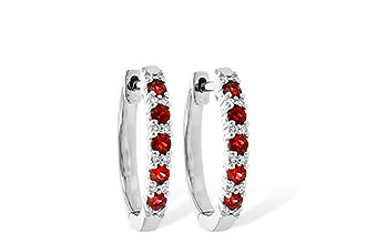 A244-58344: EARR .45 RUBY .55 TGW