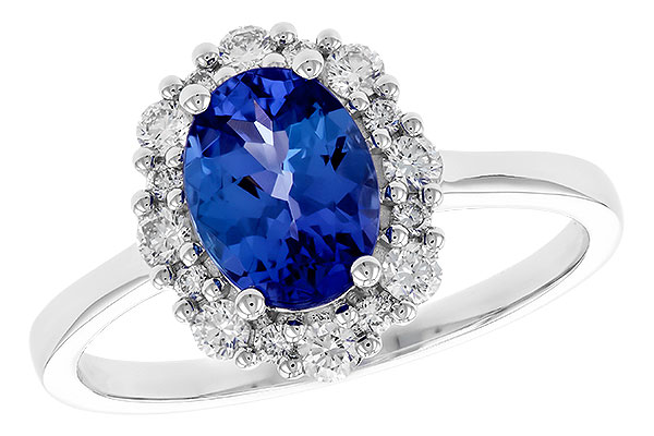 A328-22899: LDS RG 1.02 TANZANITE 1.30 TGW (8x6 OVAL)