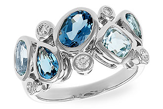 A328-23735: LDS RG 2.57 BLUE TOPAZ TW 2.75 TGW