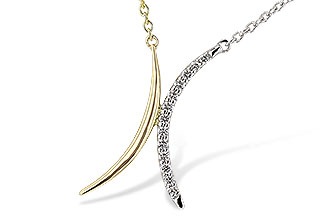 A329-09217: NECKLACE .14 TW (18")