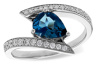 A329-10126: LDS RG 1.04 LONDON BLUE TOPAZ 1.28 TGW (8x6MM)
