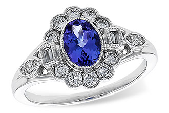 A329-10153: LDS RG .80 TANZANITE 1.20 TGW (7x5MM OV)
