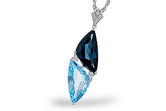A329-11053: NECK 6.87 BLUE TOPAZ 6.97 TGW