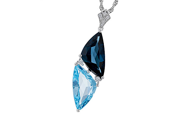 A329-11053: NECK 6.87 BLUE TOPAZ 6.97 TGW