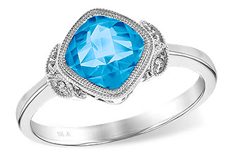 B240-97408: LDS RG 1.63 BLUE TOPAZ 1.65 TGW