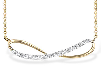B244-60153: NECKLACE .18 TW