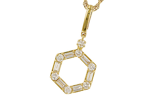 B329-09271: NECKLACE .14 BAG .35 TW