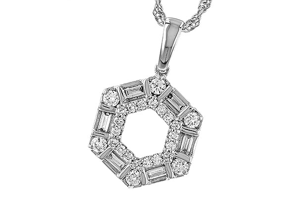B329-10117: NECKLACE .14 TW BAG .50 TW