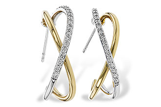 B329-11080: EARRINGS .50 TW