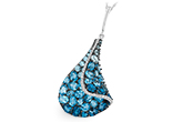 C241-86498: NECK 4.81 BLUE TOPAZ 4.94 TGW