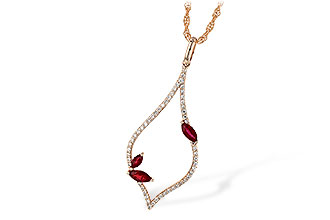 C244-54689: NECK .36 RUBY .56 TGW