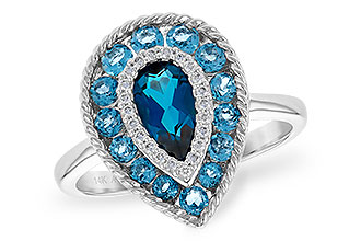 C244-58353: LDS RG 1.52 TW BLUE TOPAZ 1.60 TGW