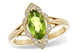 C244-60162: LDS RG .94 PERIDOT 1.05 TGW