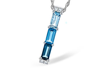 C327-30144: NECK 1.26 BLUE TOPAZ 1.30 TGW