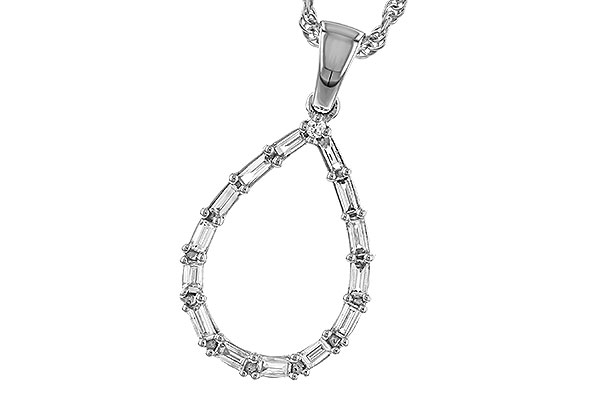 C329-14662: NECKLACE .27 BAG .28 TW