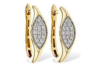 C329-16462: EARRINGS .25 TW