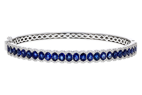 C329-16471: BANGLE 5.09 TW SAPPHIRE 5.65 TGW