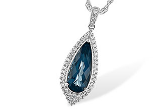 D243-66471: NECK 2.40 LONDON BLUE TOPAZ 2.65 TGW