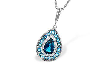 D244-58344: NECK 2.55 TW BLUE TOPAZ 2.65 TGW