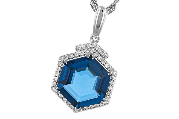 D328-21971: NECK 3.94 TW LONDON BLUE TOPAZ 4.12 TGW