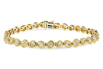 D329-16526: BRACELET 2.15 TW FANCY CUT DIAMONDS