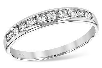 E147-32889: LDS WED RG .25 TW (10 STONES)