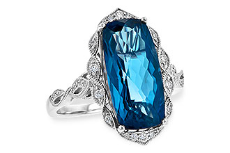 E244-55553: LDS RG 6.75 LONDON BLUE TOPAZ 6.90 TGW (16x8MM BT)