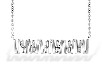 E244-59207: NECK .15 TW BAGUETTE DIAS