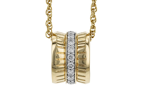 E328-25589: NECKLACE .24 TW