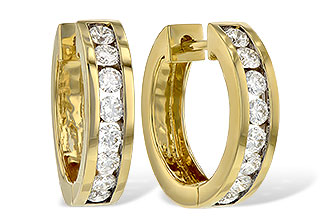 F055-47444: EARRINGS 1 CT TW