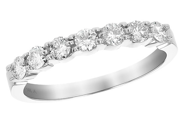 F147-32907: LDS DIA WED RG .50 TW (7 STONES)