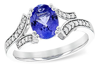 F244-61089: LDS RG 1.15 TANZANITE 1.30 TGW