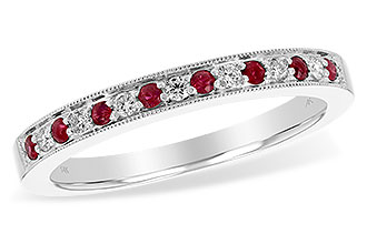 G238-23753: LDS WED RG .12 RUBY .21 TGW