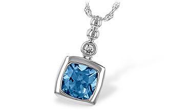 G243-68316: NECK 1.45 BLUE TOPAZ 1.49 TGW