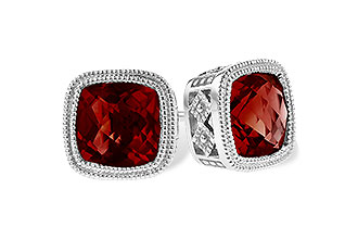 G327-27453: EARR 2.50 TW GARNET