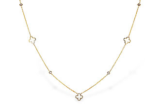 G329-11053: NECKLACE .20 TW (18")