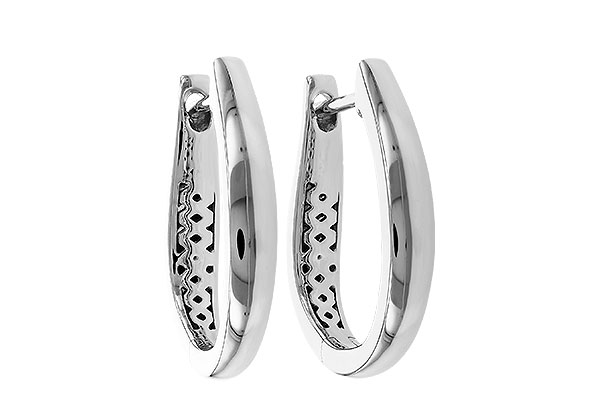 G329-14716: GOLD EARRINGS (17MM)