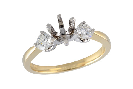 H060-02843: LDS SEMI DIA RING .40 TW