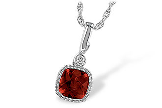 H238-25607: NECK 1.18 GARNET 1.20 TGW