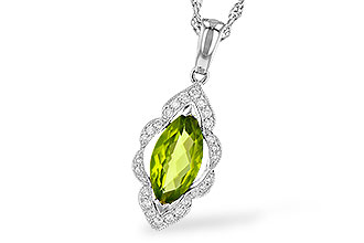 H244-60162: NECK .94 PERIDOT 1.05 TGW