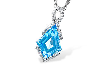 H327-29189: NECK 2.40 BLUE TOPAZ 2.53 TGW