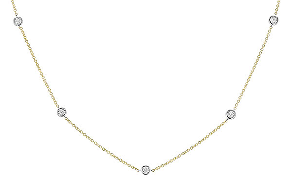 H327-32871: NECK 1.00 TW 18" 9 STATIONS OF 2 DIA (BOTH SIDES)