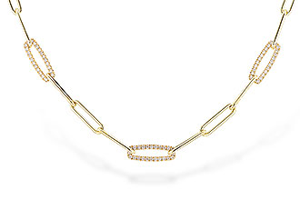 H328-18362: NECKLACE .75 TW (17 INCHES)