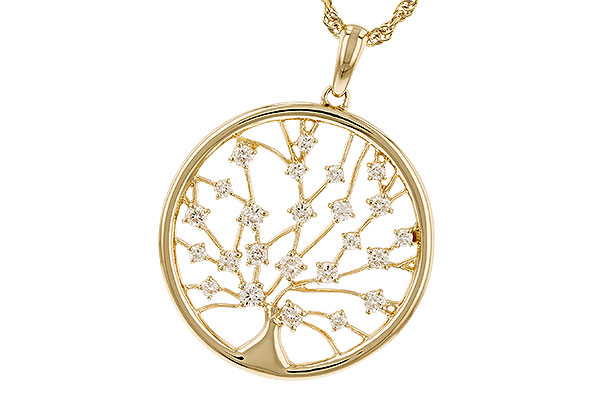 H328-22843: NECKLACE .32 TW