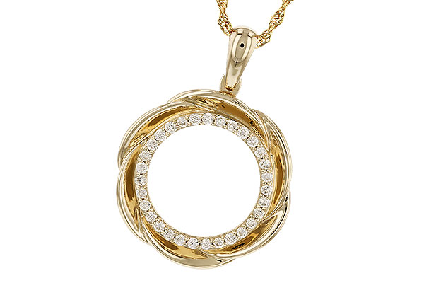 H328-23762: NECKLACE .25 TW
