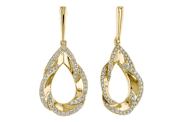 H329-11080: EARRINGS .50 TW