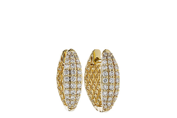 H329-12871: EARRINGS .50 TW